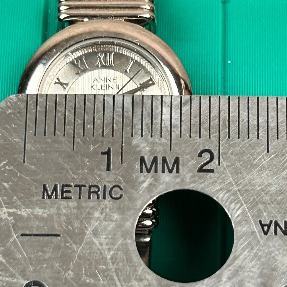 Anne Klein II Ladies Watch Silver Tone‎ Roman Numeral Dial 10/2411-13 753 Quartz